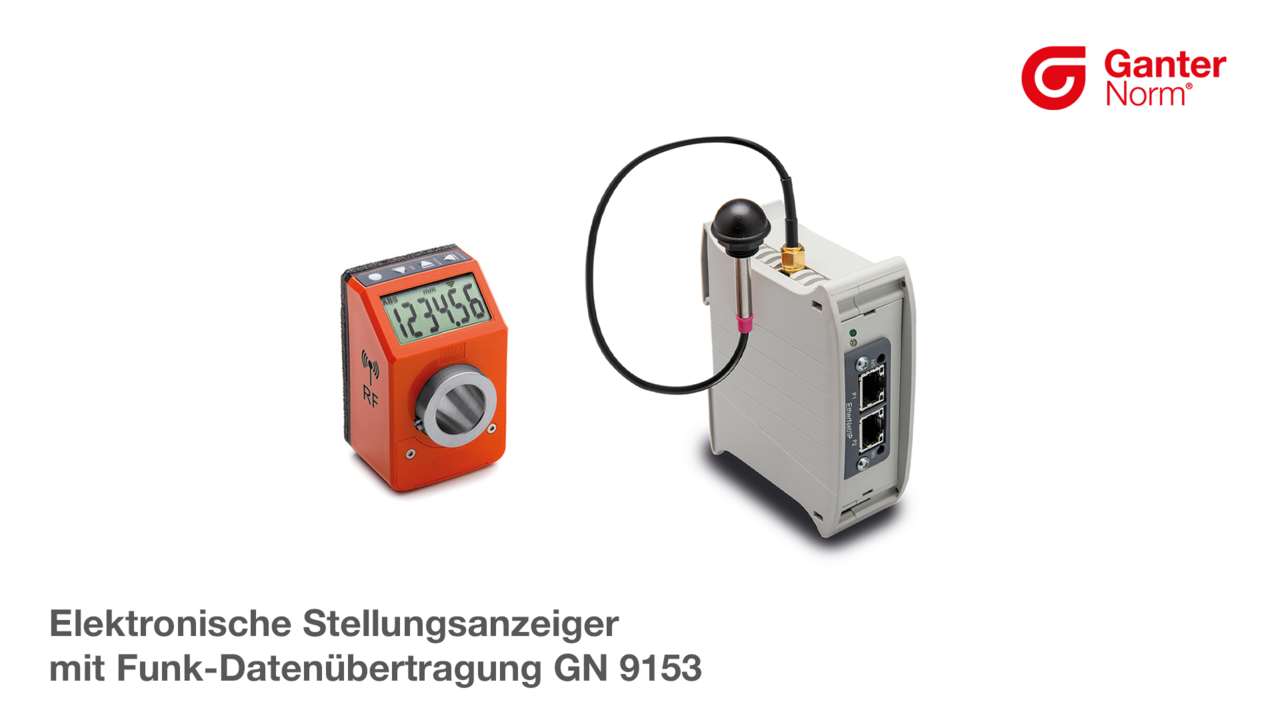 Elektronische Stellungsanzeiger mit Funk-Datenübertragung GN 9153