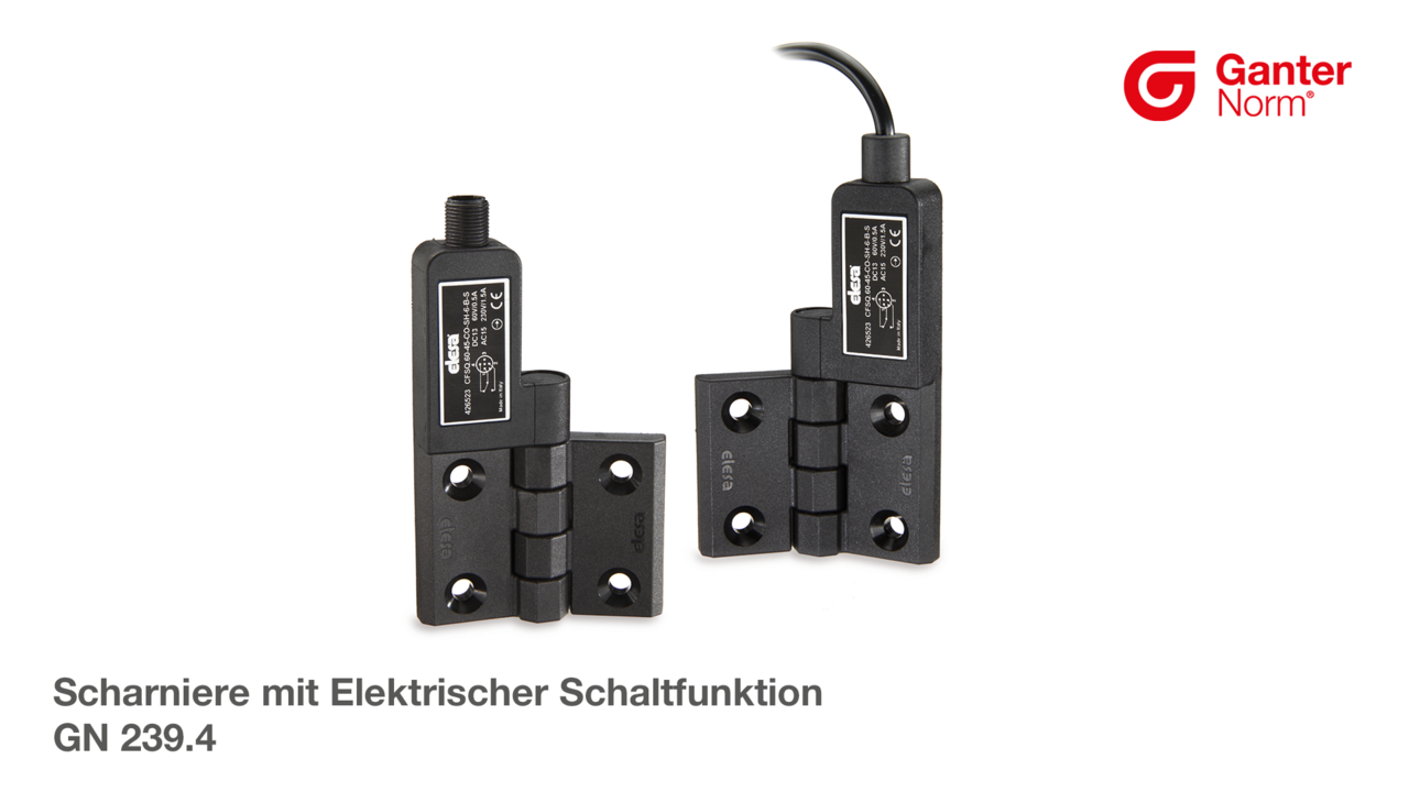 Scharniere mit elektrischer Schaltfunktion