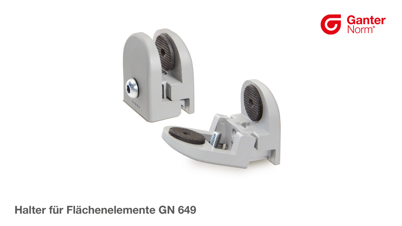 Halter für Flächenelemente GN 649