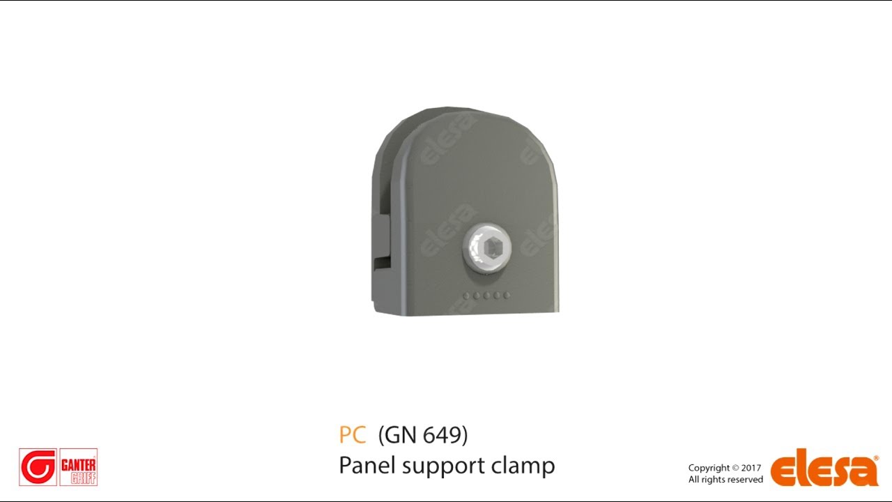 Pince de serrage pour panneaux GN 649