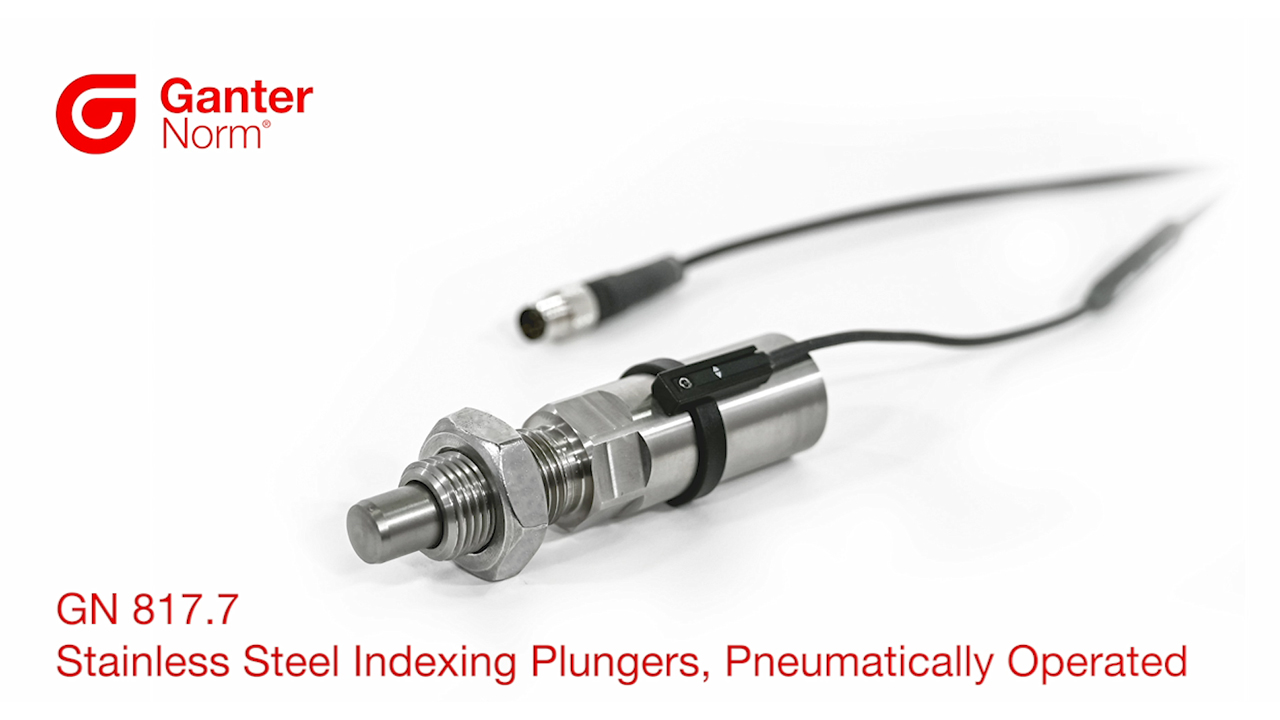 Indexing Plungers, Pneumatically Operated, GN 817.7